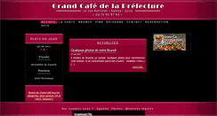 Desktop Screenshot of grandcafeprefecture.fr